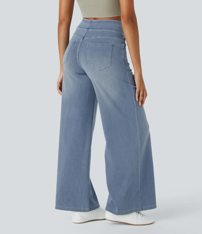 Cara | Comfy Elastische Broek met Hoge Taille